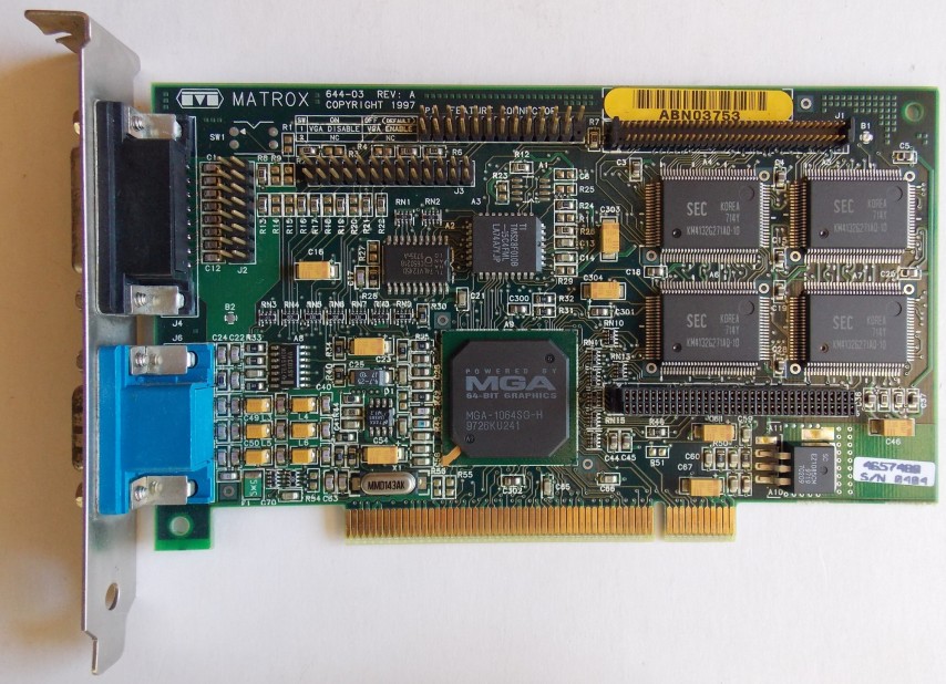 DOS Days - Matrox Mystique (1996)